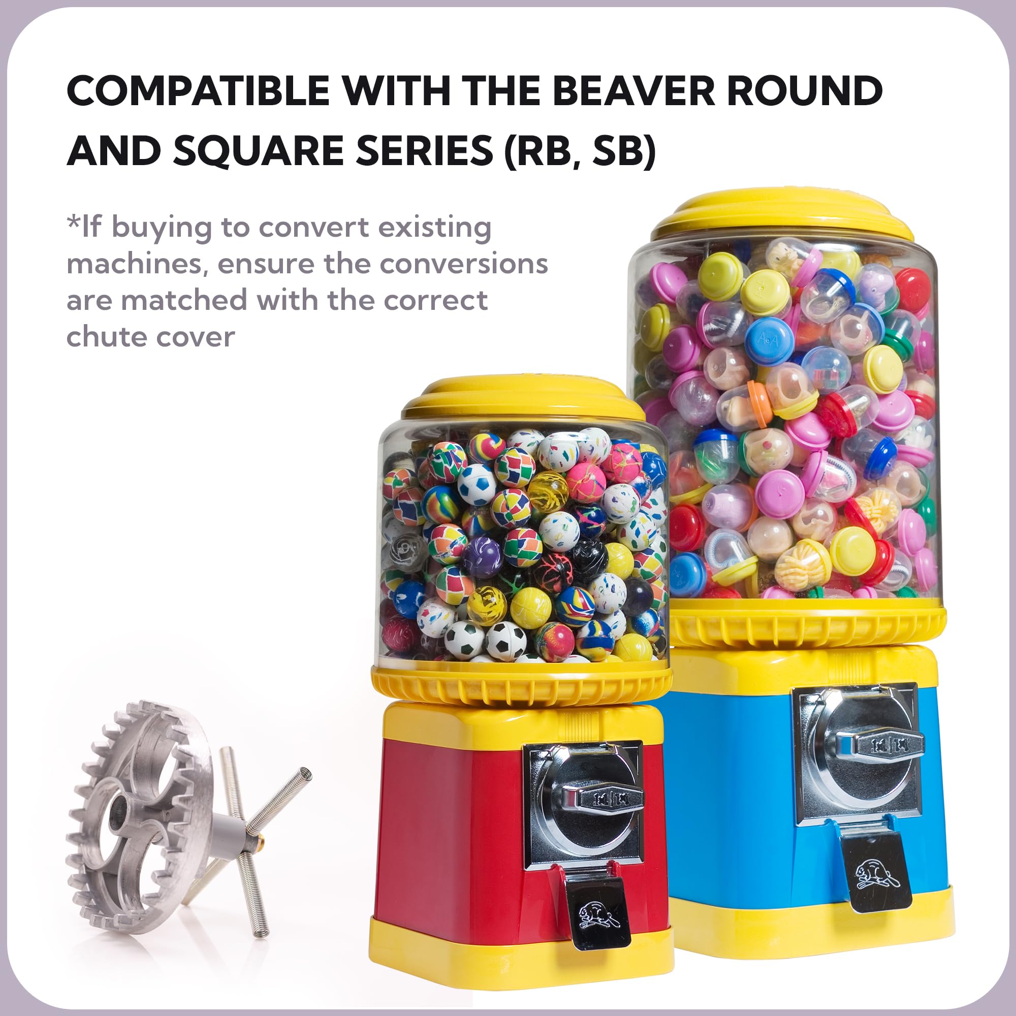 Gumball Machine Dispensing Wheel by Beaver - Adjustable Wheel Gumball Machine Dispensing Wheel by Beaver - Adjustable Wheel